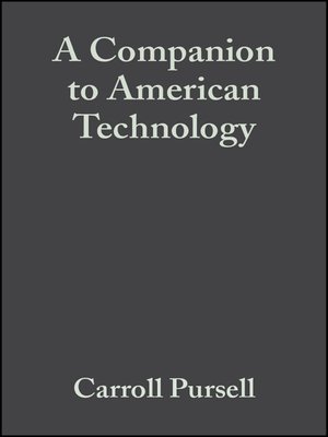 cover image of A Companion to American Technology
